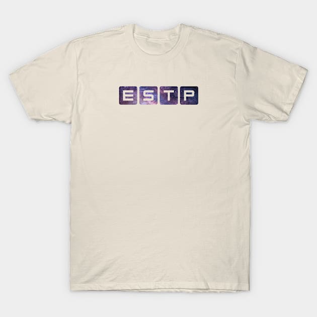 ESTP Galaxy Blocks T-Shirt by The MBTI Shop